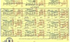 جدول امتحانات التوجيهي.jpg