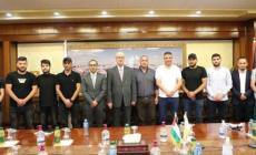 لقاء نائب رئيس مجلس الأمناء مع الكتل الطلابية في الجامعة