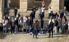 السجود الملحمي في باحات الاقصى