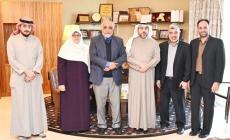 خلال استقبال الوفد المقدسي