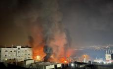 مستوطنون يحرقون عدة منازل للمواطنين في حوارة بنابلس