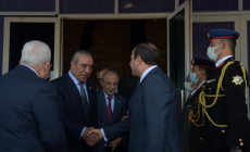 حسين الشيخ وماجد فرج ومحمود عباس