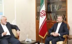 لقاء سابق جمع بين هنية وعبد اللهيان