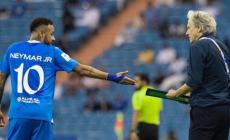 نيمار مع المدرب جيسوس