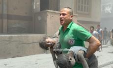 صورة من نسف مربع سكني بمخيم الشاطئ