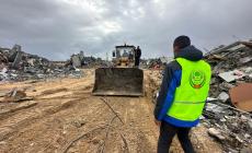 انتهاء المرحلة الأولى من العمل بإعادة فتح الشوارع في رفح