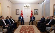 وفد من حركة حماس يلتقي وزير الخارجية التركي في أنقرة