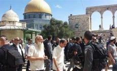 مستوطنون يقتحمون الأقصى بحماية شرطة الاحتلال لإحياء ما يسمى (عيد المساخر)