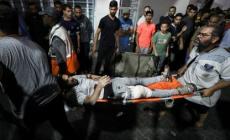 صورة من اخلاء مستشفى المعمداني قبل قصفه فجر اليوم