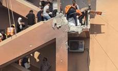 ما قبل القصف بدقائق