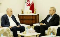 محمد درويش يلتقي علي لاريجاني في الدوحة لبحث تطورات غزة
