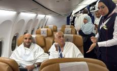 صورة للحجاج الفلسطينيين العالقين في مصر