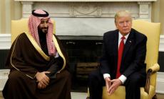 خلال لقاء ترمب مع ولي ولي العهد السعودي في واشنطن