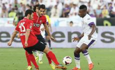 جانب من مباراة الأهلي والعين