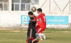 جانب من مباراة خدمات خانيونس والمغازي