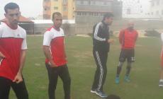 جانب من تدريبات غزة الرياضي