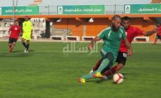 جانب من مباراة خدمات رفح والشافعي