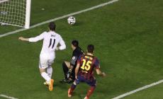 هدف بيل في مرمى برشلونة