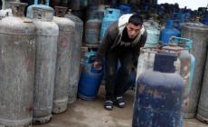 صورة من الارشيف لأزمة الغاز في قطاع غزة