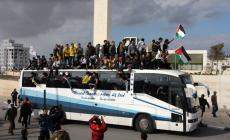 مظاهر احتفال الفلسطينيين بالافراج عن أسرى (أرشيف)