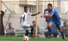 جانب من مباراة شباب رفح وجاره الجماعي