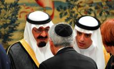 الملك عبد الله في لقاء مع اليهود (أرشيف)