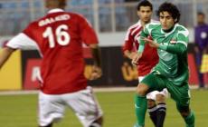 جانب من مباراة العراق واليمن