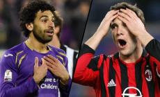 شيفشنكو يمينا ومحمد صلاح يسارا