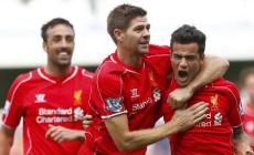 فرحة لاعبي ليفربول بالفوز