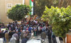 امام السفارة الفلسطينية في مصر (الأرشيف)