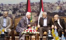 خلال لقاء هنية والأحمد في غزة