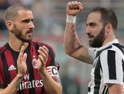 من اليمين: هيغواين, وبونوتشي