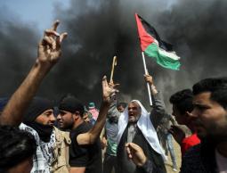 صورة ارشيفية من مسيرات العودة