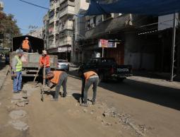 بلدية غزة تدعو المواطنين للحفاظ على خطوط المياه 