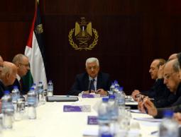  اللجنة التنفيذية لمنظمة التحرير الفلسطينية برئاسة رئيس السلطة محمود عباس
