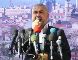 خلال كلمة القيادي في حركة حماس د. إسماعيل رضوان