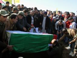 جانب من  تشييع رفات الشهيد 