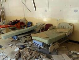 دمار أحدثته غارة سابقة للجيش العراقي قرب الفلوجة