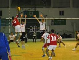 جانب من مباراة الجمعية الإسلامية وخدمات جباليا