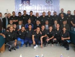 جانب من أحد دورات الاتحاد الفلسطيني لكرة القدم