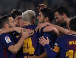 لاعبو برشلونة