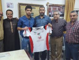 طينة باق في صفوف غزة الرياضي