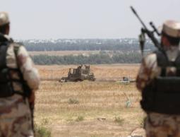 قوات أمنية على حدود غزة