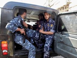 صورة لرجال الشرطة بغزة