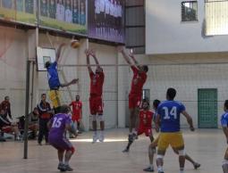 جانب من أحد مباريات دوري الطائرة