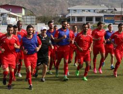 جانب من تدريبات المنتخب الوطني