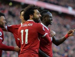 فرحة لاعبي ليفربول بالفوز