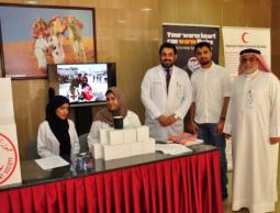 خلال حملة سابقة للهلال الأحمر