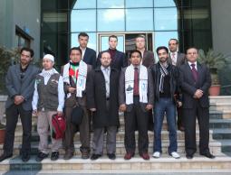 وفد ماليزي في غزة (الأرشيف)