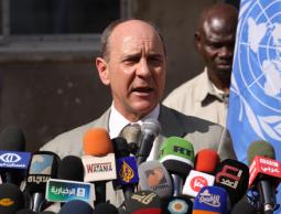  جيمس رولي منسق الأمم المتحدة للشئون الإنسانية برفح